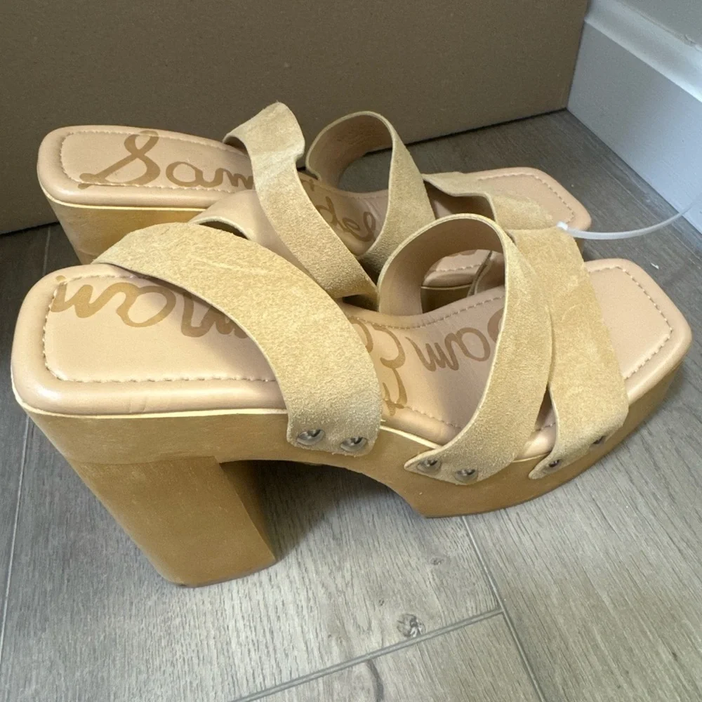 NEW! Sam Edelman Rosalind Platform Block Heel Sandal - Size 9.5